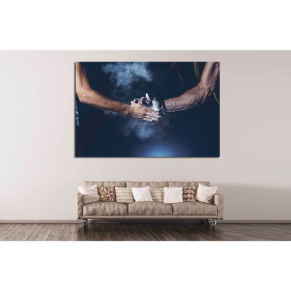 Weightlifting №202 Ready to Hang Canvas PrintCanvas art arrives ready to hang, with hanging accessories included and no additional framing required. Every canvas print is hand-crafted, made on-demand at our workshop and expertly stretched around 100% Nort
