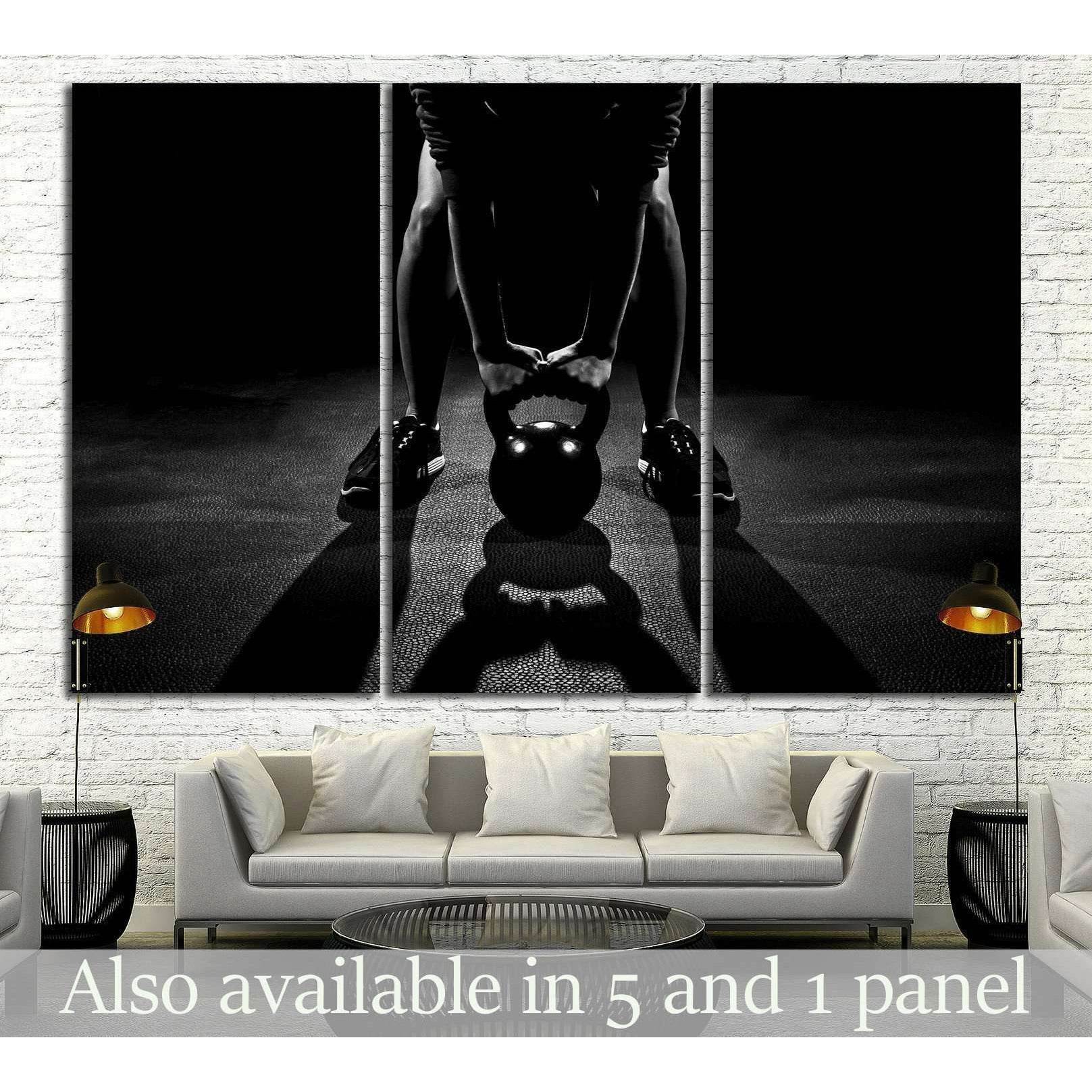 Weightlifting №204 Ready to Hang Canvas Print