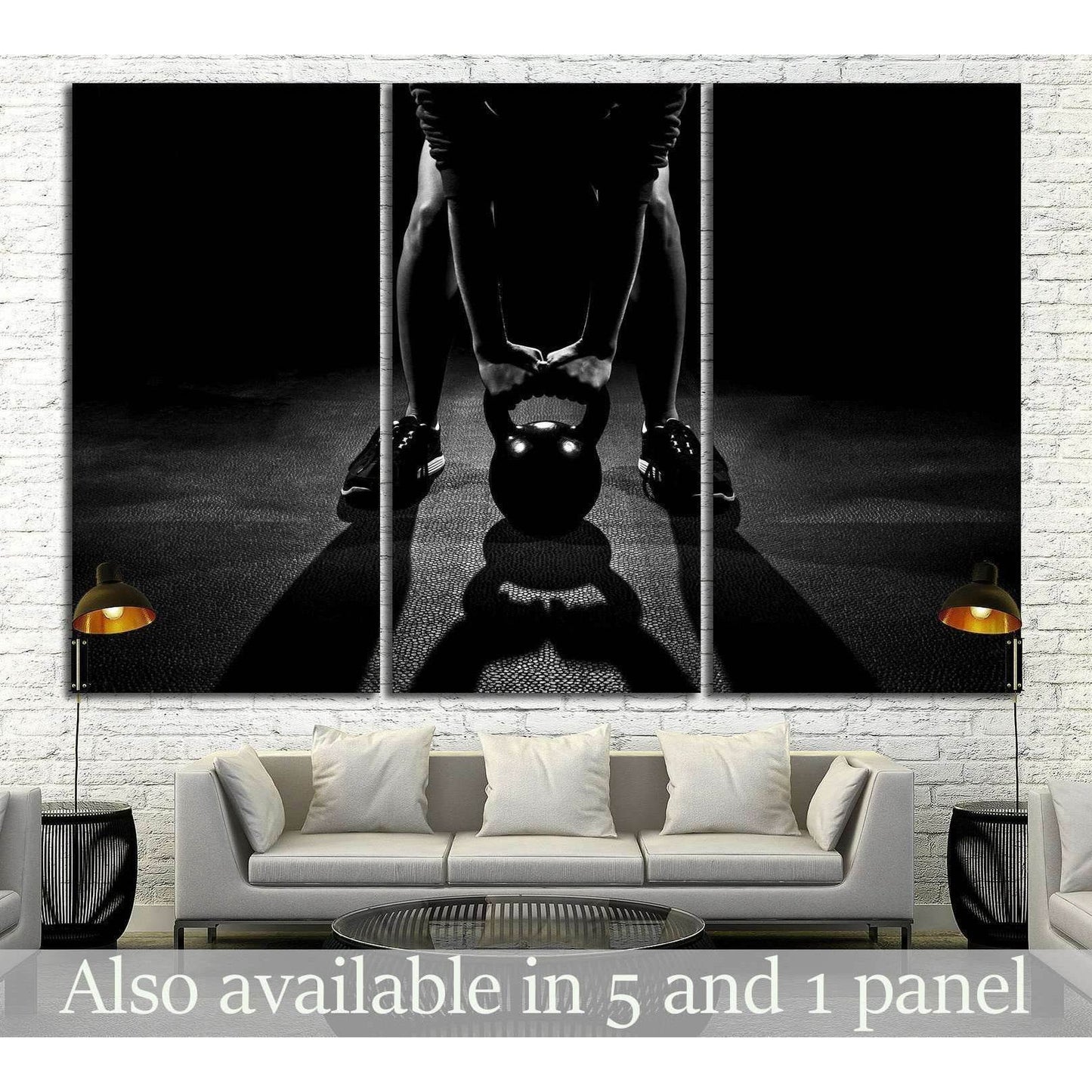 Weightlifting №204 Ready to Hang Canvas PrintCanvas art arrives ready to hang, with hanging accessories included and no additional framing required. Every canvas print is hand-crafted, made on-demand at our workshop and expertly stretched around 100% Nort
