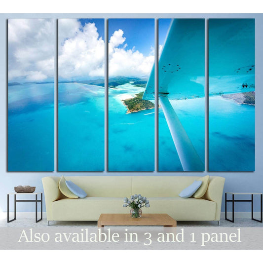 Whitehaven beach, Queensland, Australia №3197 Ready to Hang Canvas Print - Zellart Canvas Prints ALL_Products, s-3197