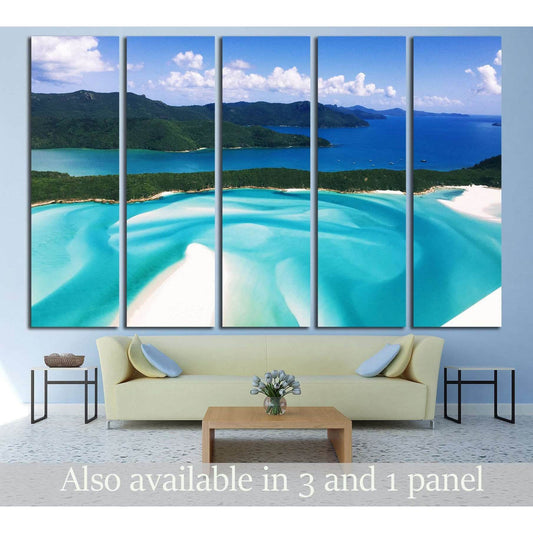 Whitehaven Beach, Queensland №3098 Ready to Hang Canvas PrintCanvas art arrives ready to hang, with hanging accessories included and no additional framing required. Every canvas print is hand-crafted, made on-demand at our workshop and expertly stretched