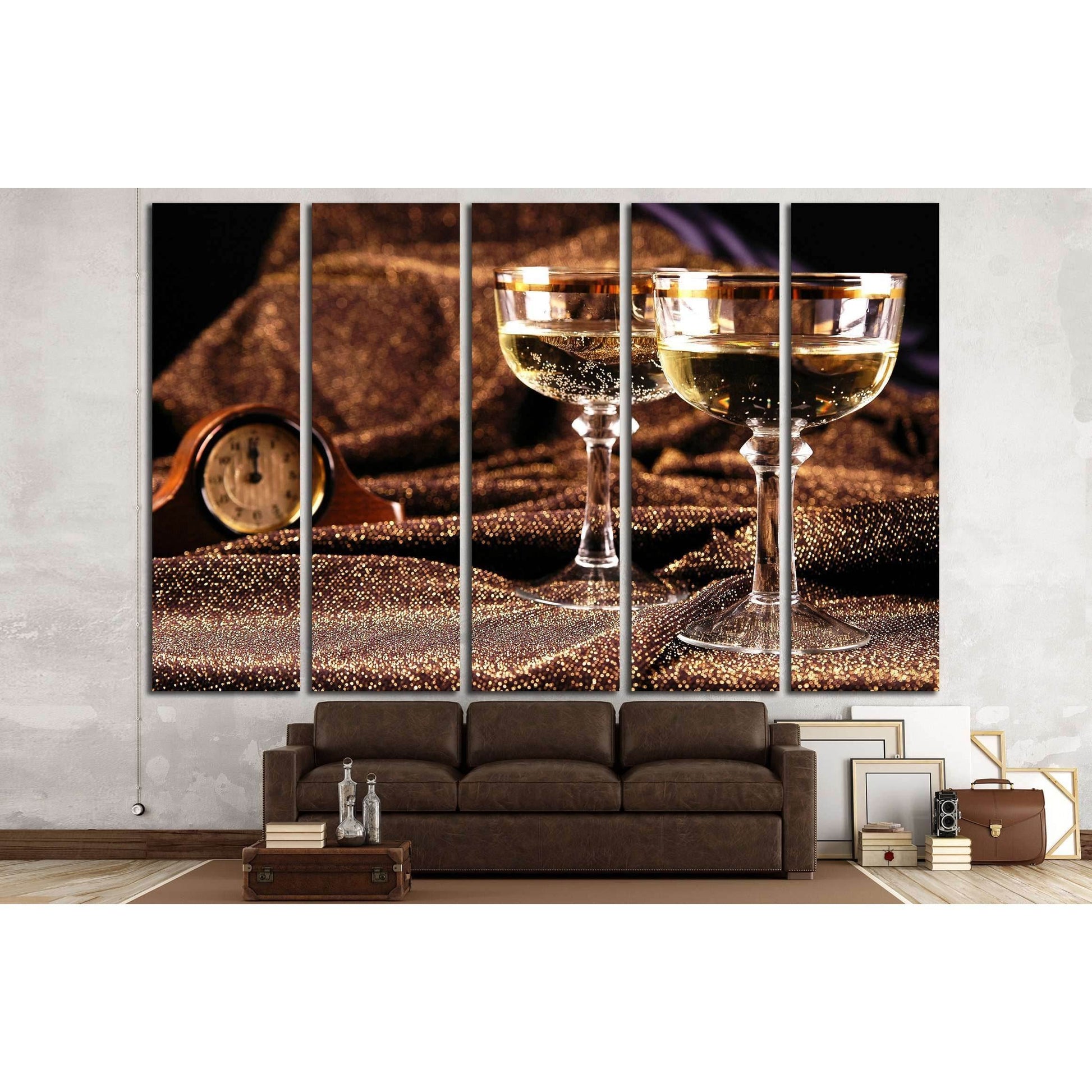 Wina glasses №3436 Ready to Hang Canvas PrintCanvas art arrives ready to hang, with hanging accessories included and no additional framing required. Every canvas print is hand-crafted, made on-demand at our workshop and expertly stretched around 100% Nort