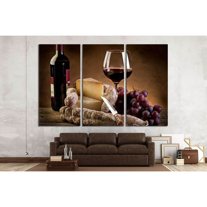 Wine №3441 Ready to Hang Canvas Print - Zellart Canvas Prints ALL_Products, s-3441