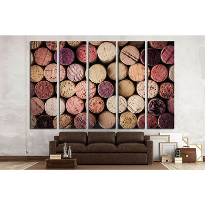 Wine corks background horizontal №1918 Ready to Hang Canvas Print - Zellart Canvas Prints ALL_Products, s-1918