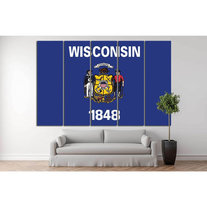 Wisconsin №668 Ready to Hang Canvas PrintCanvas art arrives ready to hang, with hanging accessories included and no additional framing required. Every canvas print is hand-crafted, made on-demand at our workshop and expertly stretched around 100% North Am