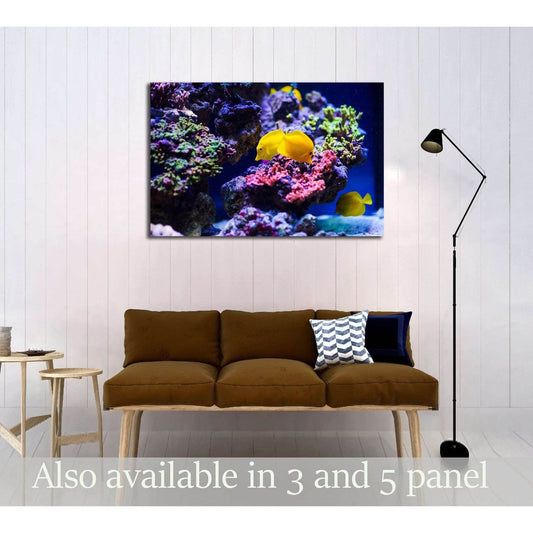 Wonderful and beautiful underwater world with corals №3067 Ready to Hang Canvas PrintCanvas art arrives ready to hang, with hanging accessories included and no additional framing required. Every canvas print is hand-crafted, made on-demand at our workshop