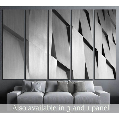 Wood wall geometry decoration background №1598 Ready to Hang Canvas Print - Zellart Canvas Prints ALL_Products, s-1598