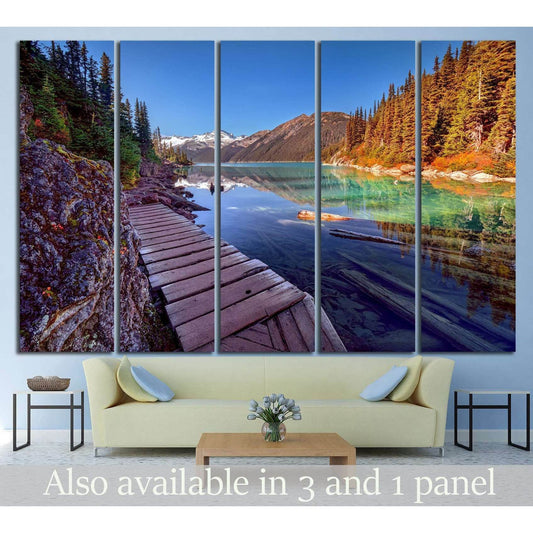 Wooden walkway №848 Ready to Hang Canvas Print - Zellart Canvas Prints a-848, ALL_Products