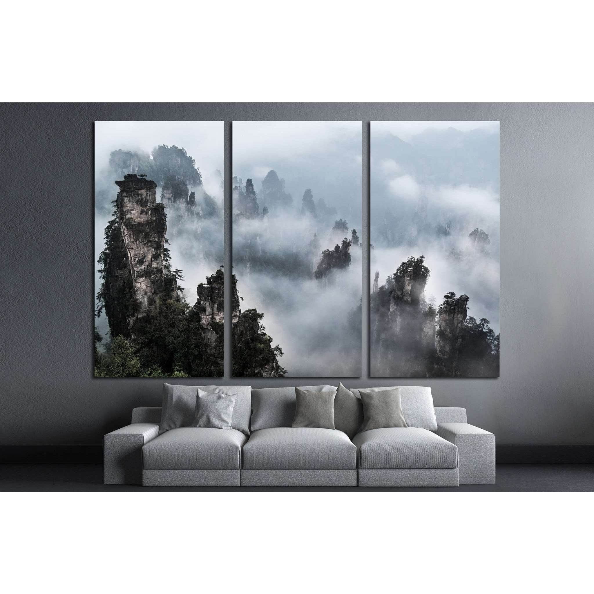 Wulingyuan national forest park in Hunan province, China №1993 Ready to Hang Canvas Print