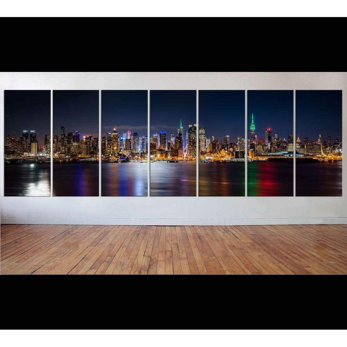 XXXLarge New York City №43 Ready to Hang Canvas Print - Zellart Canvas Prints 0_NY_ART, ALL_Products, s-43