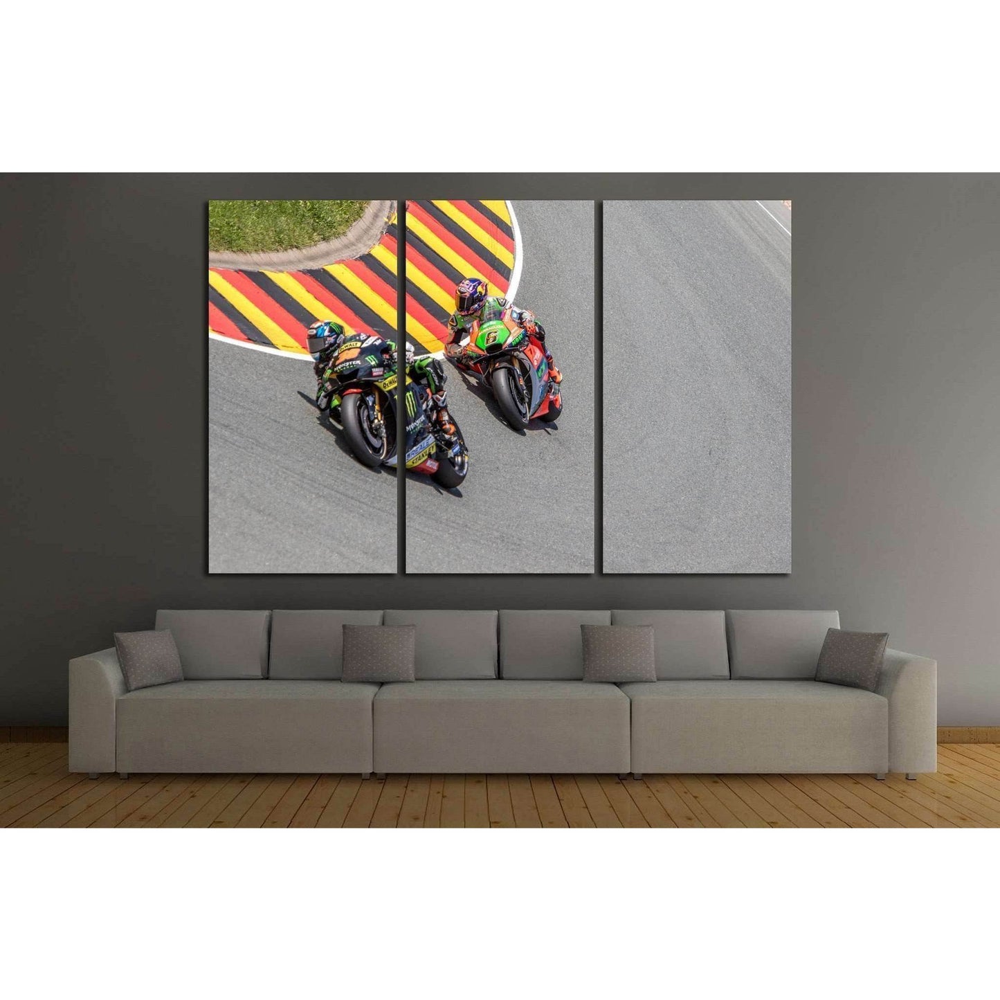 Yamaha & Aprilia №159 Ready to Hang Canvas PrintCanvas art arrives ready to hang, with hanging accessories included and no additional framing required. Every canvas print is hand-crafted, made on-demand at our workshop and expertly stretched around 100% N