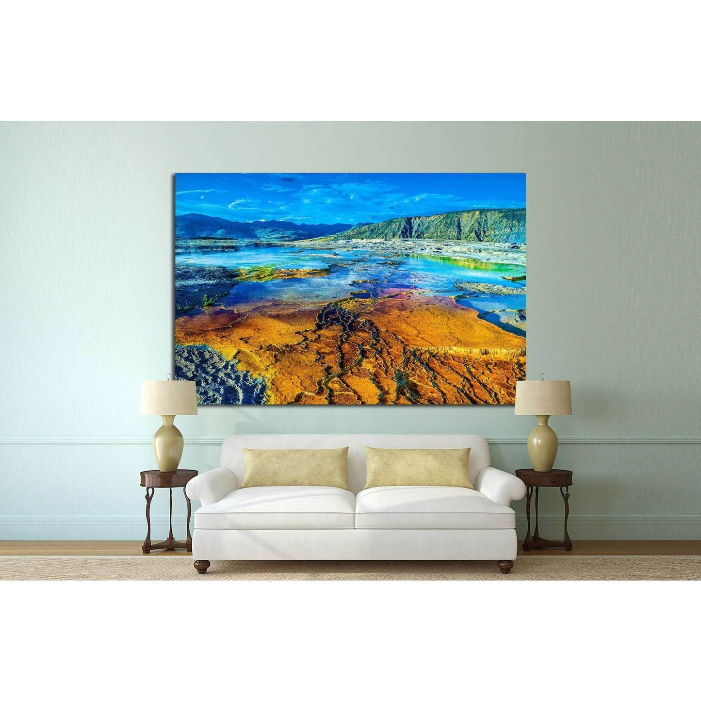 Yellowstone National Park №899 Ready to Hang Canvas Print - Zellart Canvas Prints ALL_Products, s-899