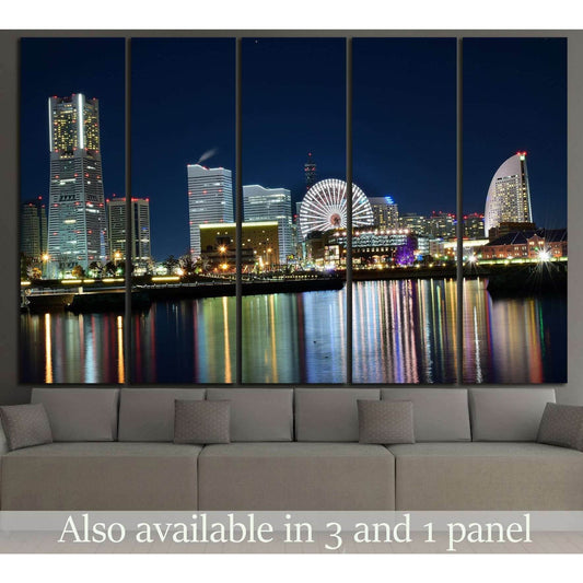Yokohama city in Japan №816 Ready to Hang Canvas Print - Zellart Canvas Prints ALL_Products, s-816