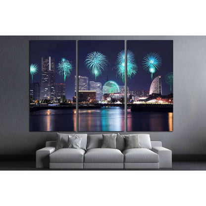 Yokohama City, Japan №793 Ready to Hang Canvas Print - Zellart Canvas Prints ALL_Products, s-793