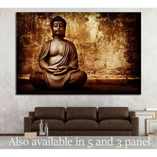 Zen Buddhism №706 Ready to Hang Canvas Print - Zellart Canvas Prints ALL_Products, s-706